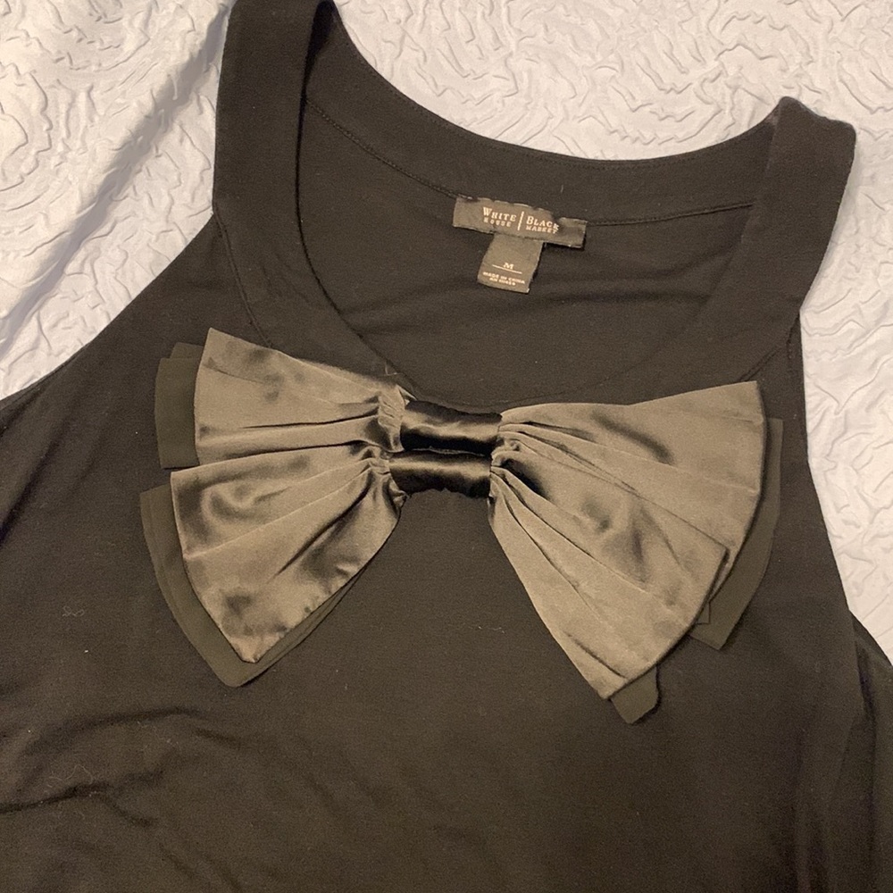 White House Black Market tank top with bow size medium